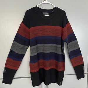 Scotch & Soda mens multicolored crewneck knit sweater